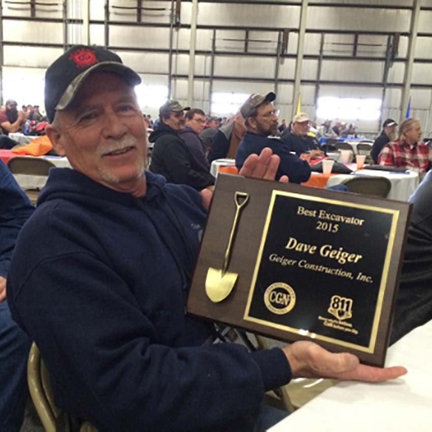 Image of Dave Geiger - 2015 Excavator of the Year