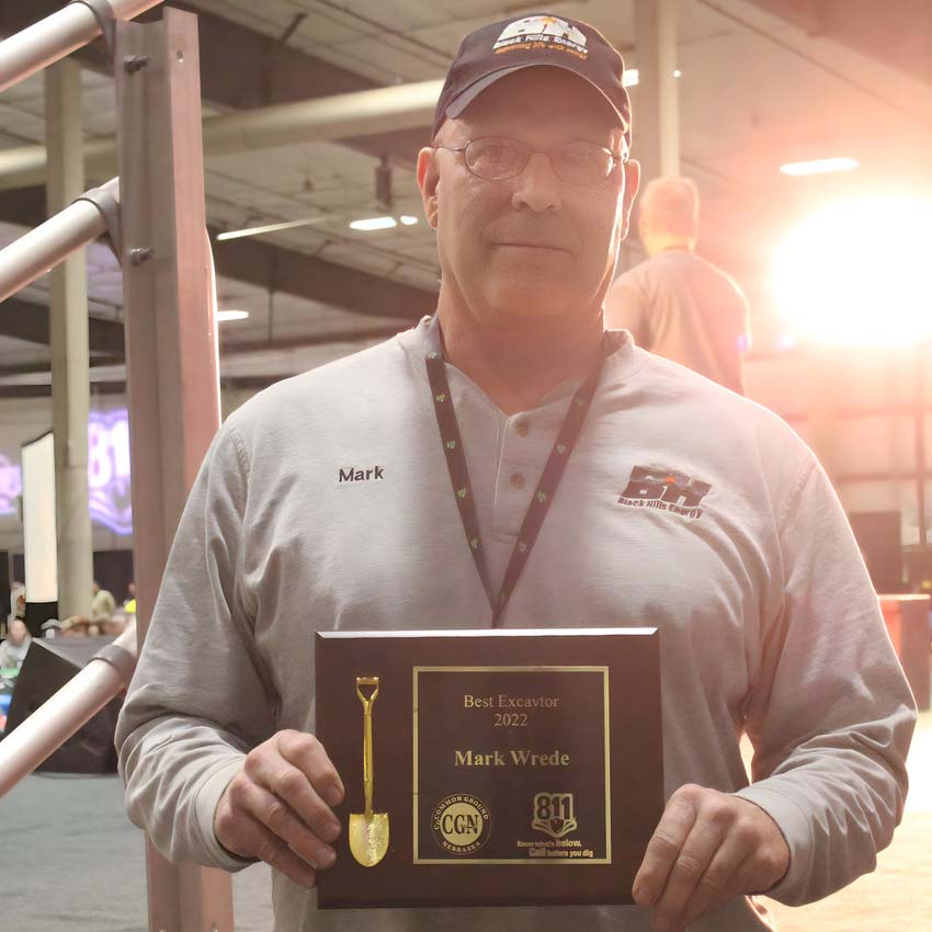 Image of Mark Wrede - 2022 Excavator of the Year